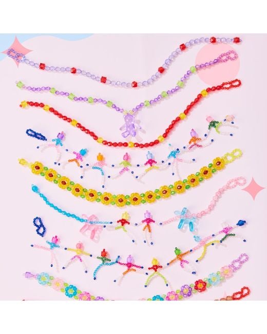 Tillie Beads Red Ruby Daily Wear Carnival Bead Necklace