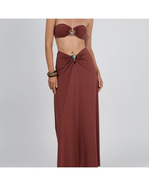 Aulala Paris Brown The Muse Drape – Amber