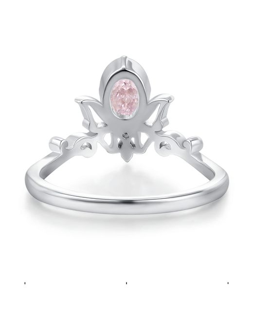 Azura Jewelry New York Metallic Sylphae Fairie Morganite Ring Vermeil