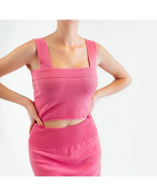 Zenzee Pink Cashmere Bralette
