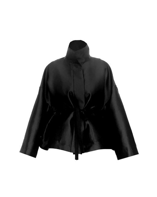 Maxjenny Black Square Boxy Jacket