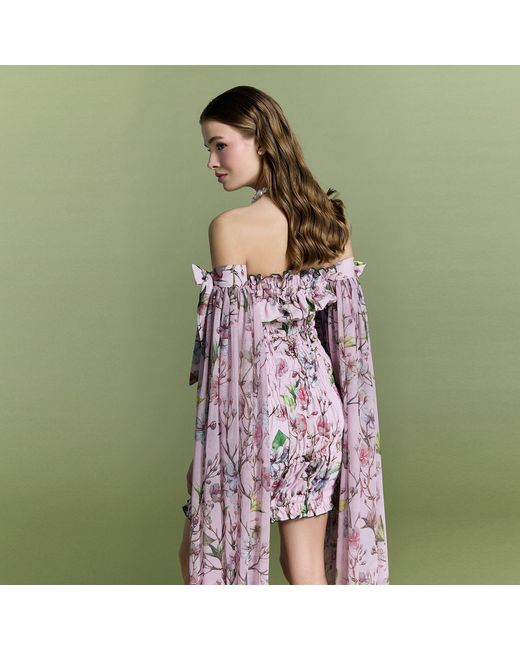 Nur Karaata Pink Azure Drift Dress
