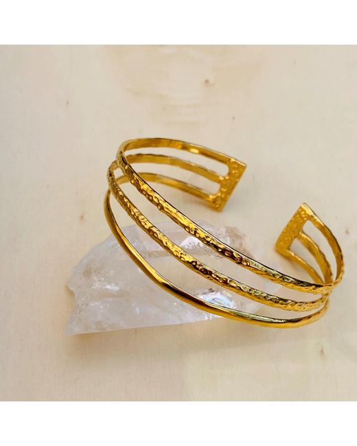 Lexi Jewelry Metallic Lady Empress Adjustable Cuff Bracelet