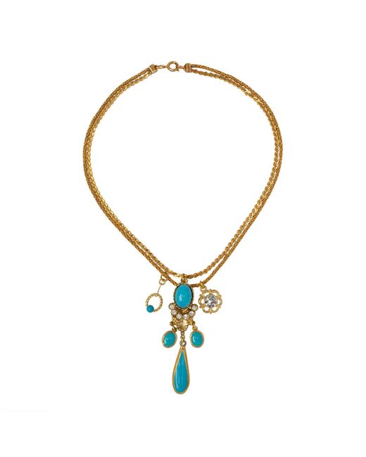 Caramel Vintage Jewellery Metallic Vintage Dream Layered Necklace