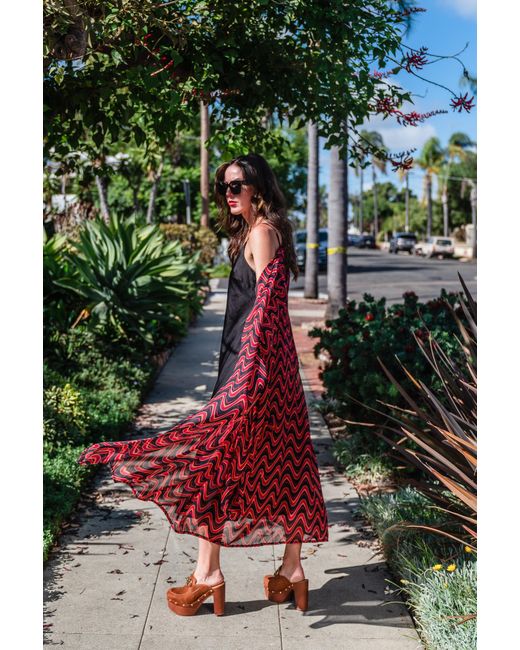 Jennafer Grace Red Cosmos Kimono