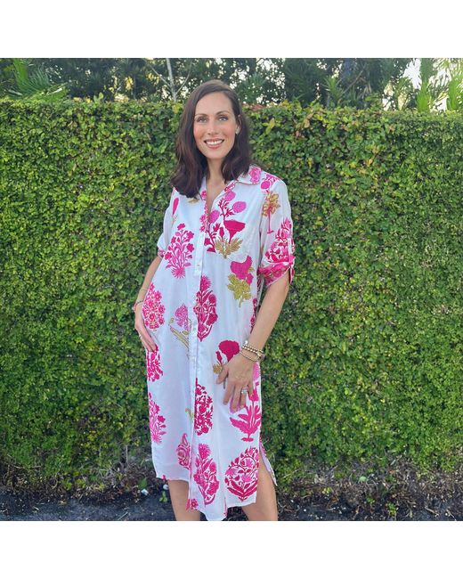 Mary Marshmallow Pink Vacay Dress
