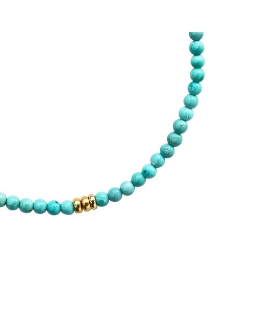 Bombyx House Blue Birthstone December Bead Bracelet