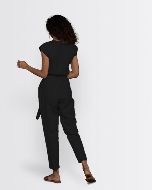 REISTOR Black The Hemp Noir Jumpsuit