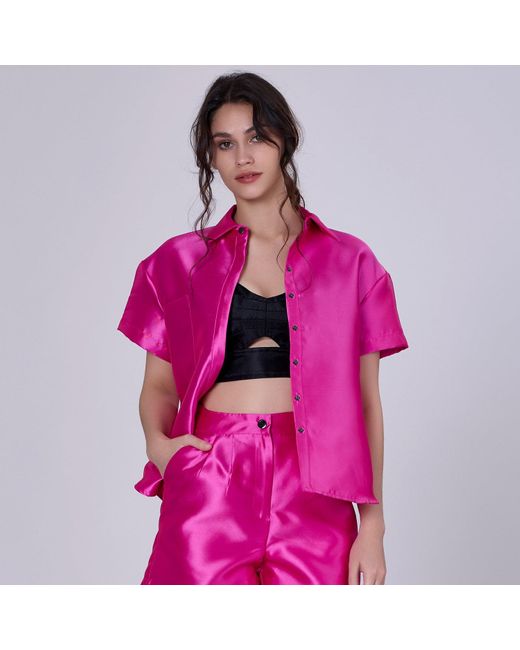 Smart and Joy Pink Short Sleeve Shirt