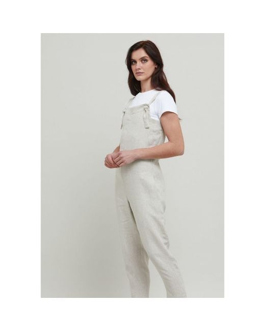 Helen Mcalinden Gray Oakley Oatmeal Overalls