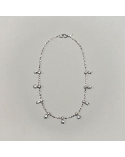 Onia Metallic Earth Rope Choker