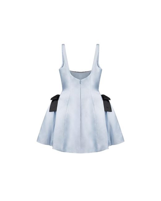 Scarlett Gasque Blue Eclipse Mini Dress