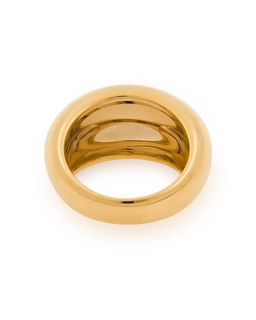 Cote Cache Metallic Miroir Dome Ring