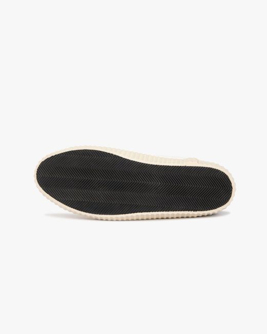 Springa | Unique Vulcanized Sneakers Italian Handmade White Wavy Leather High Top Sole Sneakers for men