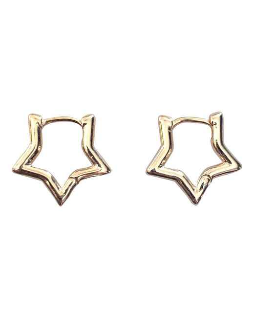 IN CAUDA VENENUM Metallic Stella Earrings