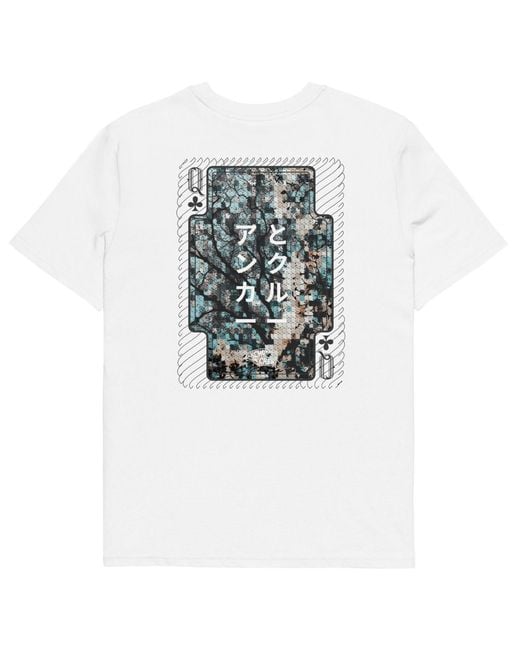 Anchor and Crew White Three Japan Gurafiku Organic Cotton T-Shirt for men