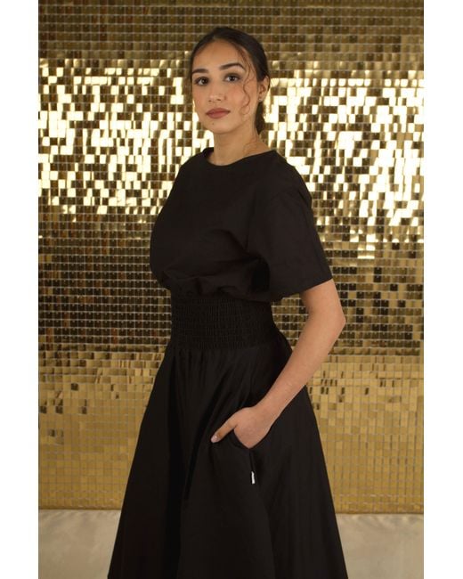 Frock Tales Black Orchis Dress