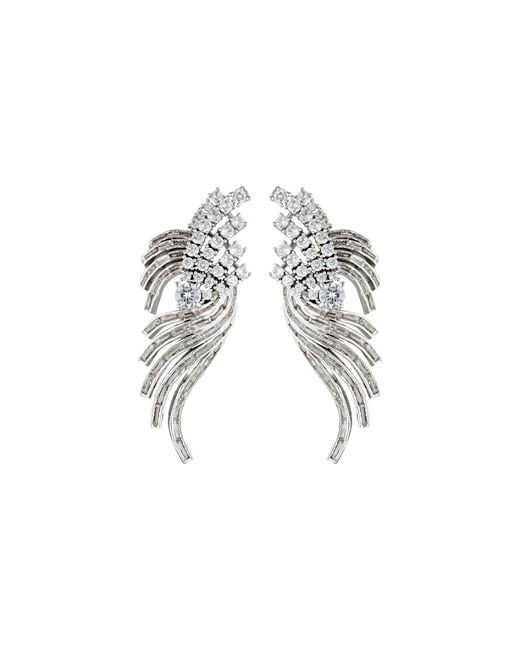 Stephanie Browne Australia Metallic Birds Of A Feather Earrings