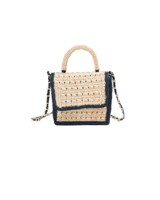 Zanatany Concepts Natural Brouly Raffia Bag