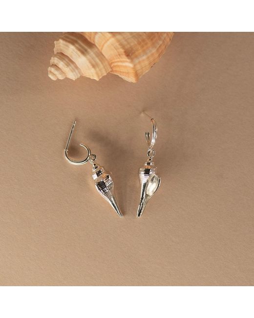 Zoe & Morgan White Kailani Earrings