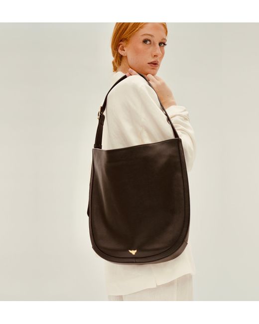Apatchy London Black The Emma Leather Bag