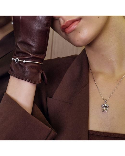 Freqnc Atelier Metallic Mini Elephant Charm