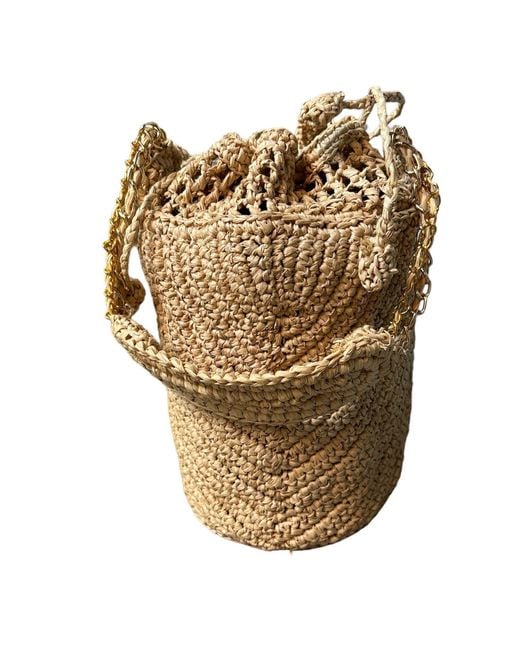 Zanatany Concepts Metallic Buckety- Bag
