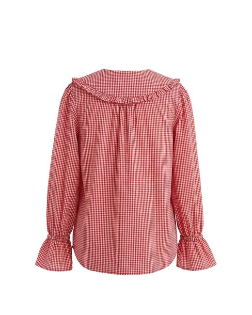 The Well Worn Pink The Luna V Blouse