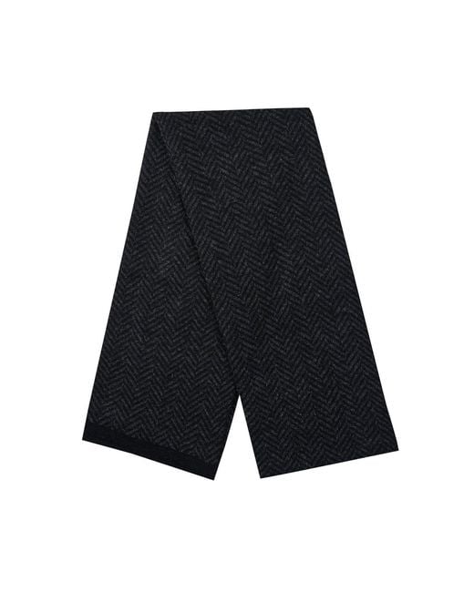 Mohair&Angora Black Mohair Shawl Lycia for men
