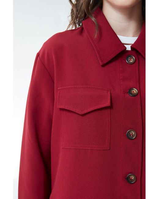 SECTION 101 Red Ellie Shacket