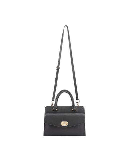 Paul Costelloe Black Eliza Leather Crossbody Bag