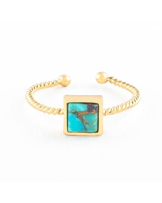 Starfish Project Blue Jayne Square Ring