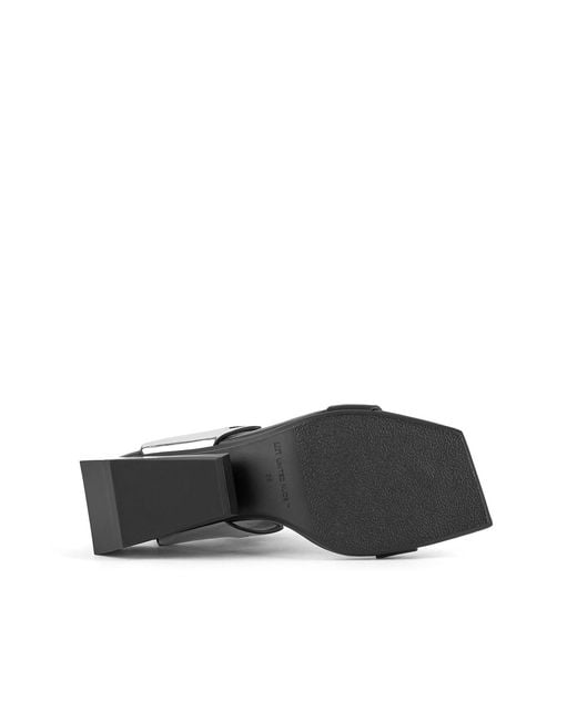 United Nude Black Ricky Sandal Mid
