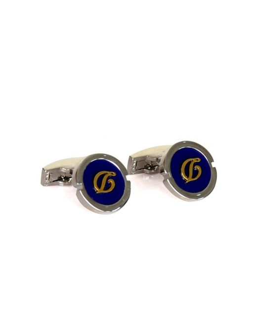 DAVID WEJ Blue D- Cufflinks – for men