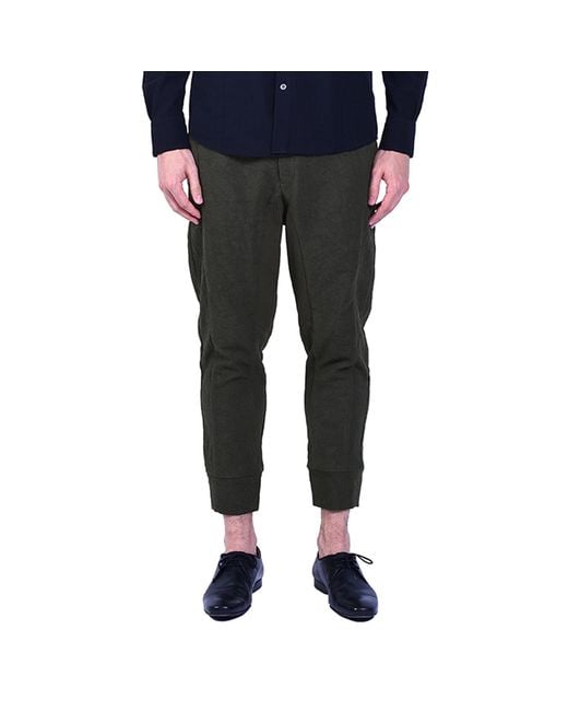 Smart and Joy Green Tapered And Textured Pants for men