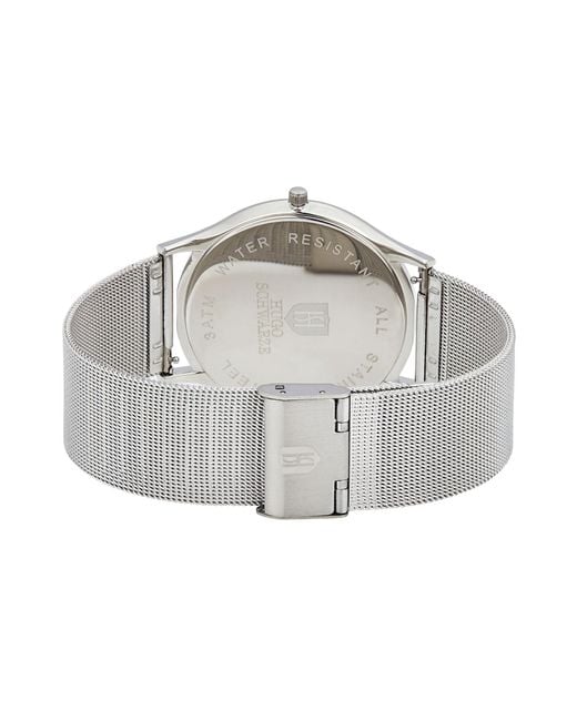 Bermuda Watch Company Metallic Hugo Schwarze Theodore & Slim Interchangeable Watch for men