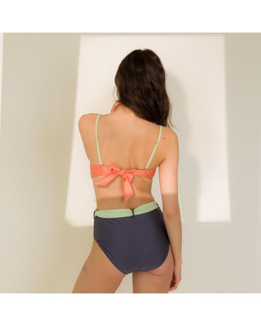 Aulala Paris Multicolor Jazzed Up One-Piece Swimsuit With Belt