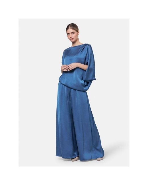 Helen Mcalinden Blue Berna Storm Blouse