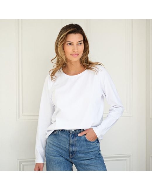 Cove White Relaxed Fit Tee
