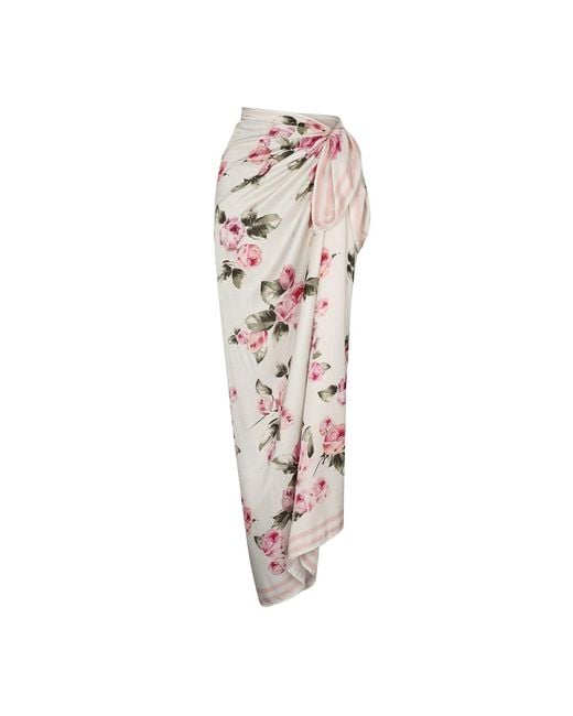 Aguaclara Metallic Pareo Scarf La Rose