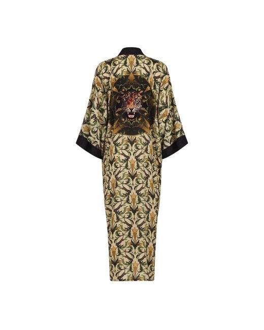 Henelle Green Neutrals Hollywood Hills Duster Robe