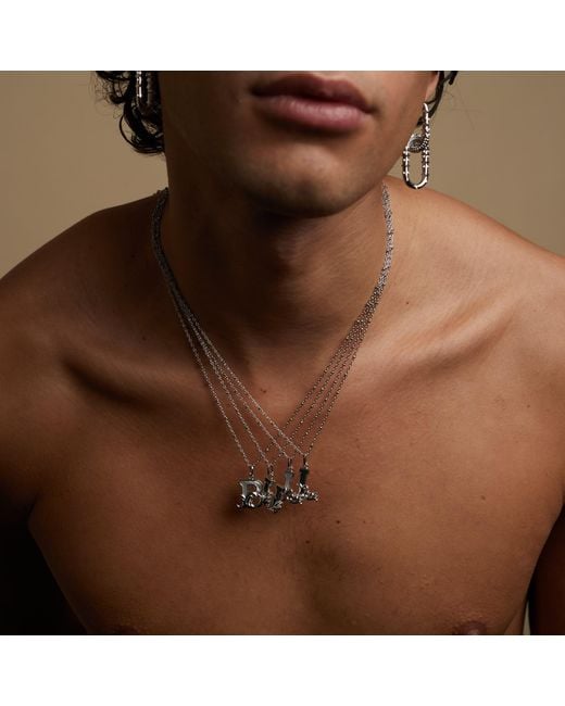 Kasun Metallic Plated M Initial Necklace With Mother Of Pearl