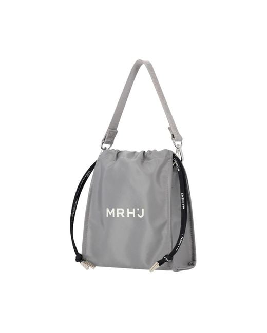 MARHEN.J Black Recycled Nylon Mini Cross Bag