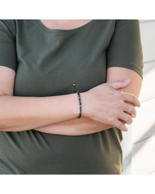 Harbour Uk Blue Orion Rhyolite Rope Bracelet