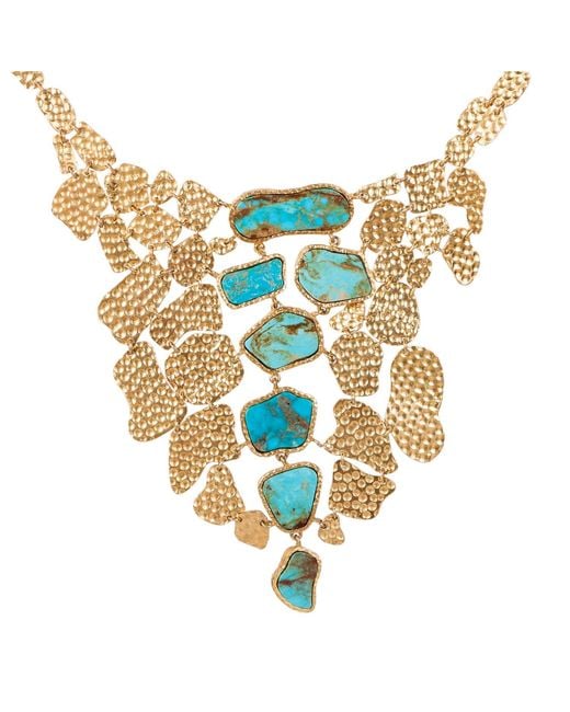 Christina Greene Metallic Mosaic Necklace