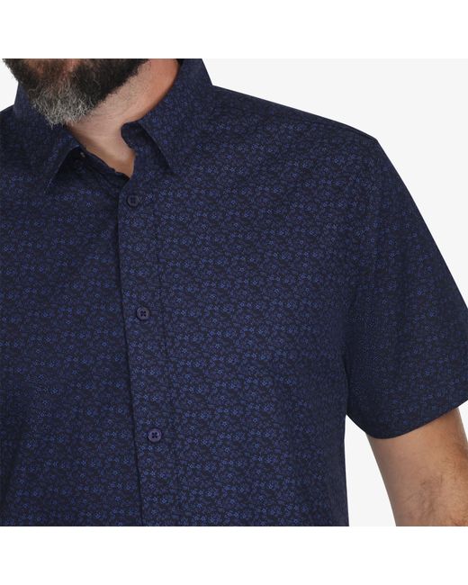 Vustra Blue Nightfall Button-Down Shirt for men