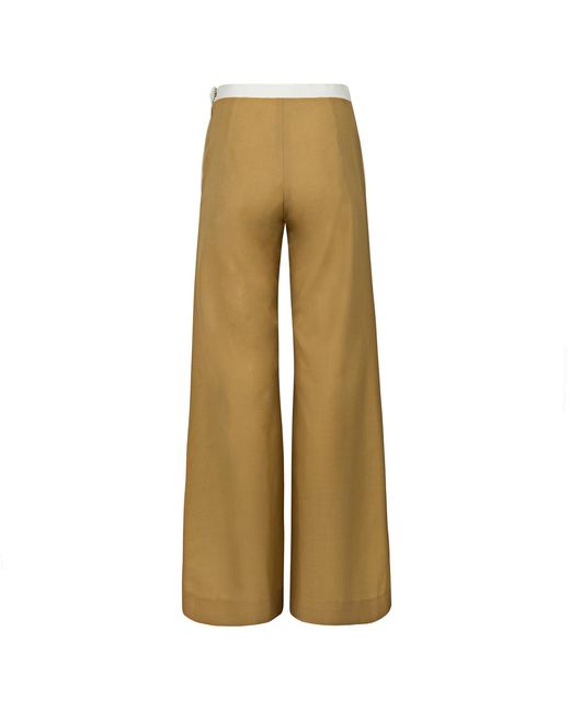 Boutique Kaotique White Double Coloured Pants
