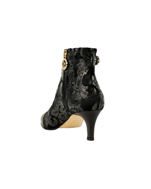 Moon D'elle Black Eclisse Ankle Boots