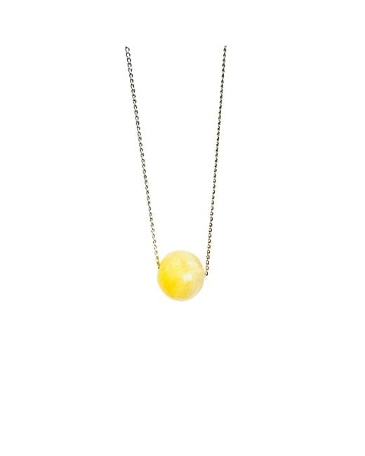 Lexi Jewelry Metallic Golden Glow Calcite Necklace