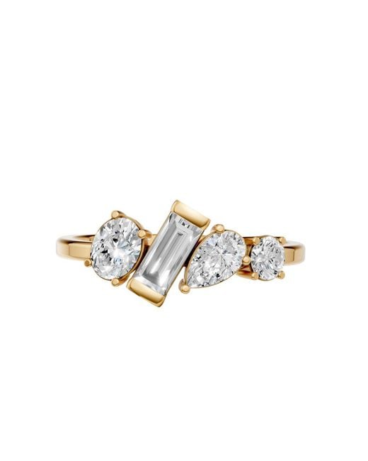 Aya Fine Jewelry Metallic Multi-Shape Lab Diamond Ring
